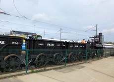 「ロコモーション１号」の復元車両（ＥＭＢ撮影）