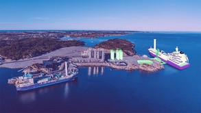 ノルウェー受入基地の拡張イメージ（ノーザン・ライツ提供）