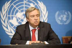 国連の次期事務総長に選ばれたグテレス氏（ＵＮＨＣＲ提供）