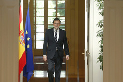 混迷を経て、続投が決まったラホイ首相（スペイン政府提供）